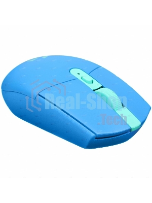 Мышь беспроводная Logitech G304 Lightspeed синий, 12000 dpi, радиоканал, USB, кнопки - 6