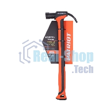 Молоток-гвоздодер Patriot NHF 450 L, кругл.боек 450 гр, 50-58 HRC, fiberglas+TPR рукоять, малый вес, компактный размер, антивибрацион.система, магнитный гвоздодержатель, покрытием PTFE (Teflon), 650 гр, 400 мм