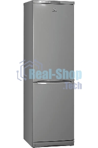 Холодильник Indesit ES 20 GA серебристый двухкамерный 233/108 л морозилка снизу, ручное размораживание