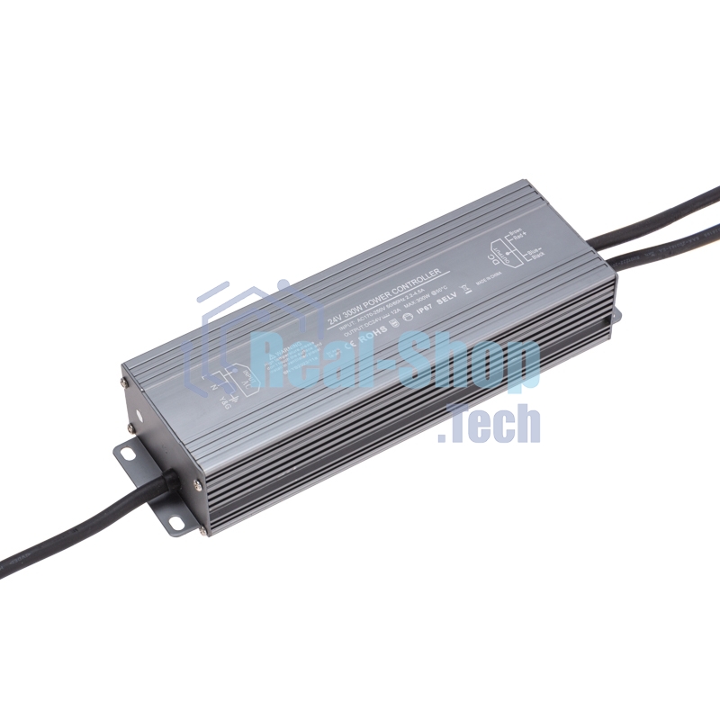 Источник питания Rexant (драйвер) 24В, 300Вт с проводами, влагозащищенный IP67