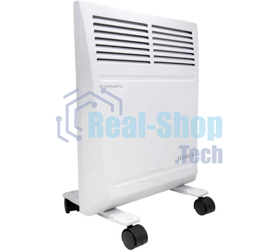 Конвектор Eurolux ОК-EU-1000, белый, 1000 Вт, 15 м2, термостат
