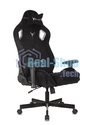 Кресло игровое Бюрократ Knight Outrider Light-20 черный с подголов. крестовина металл