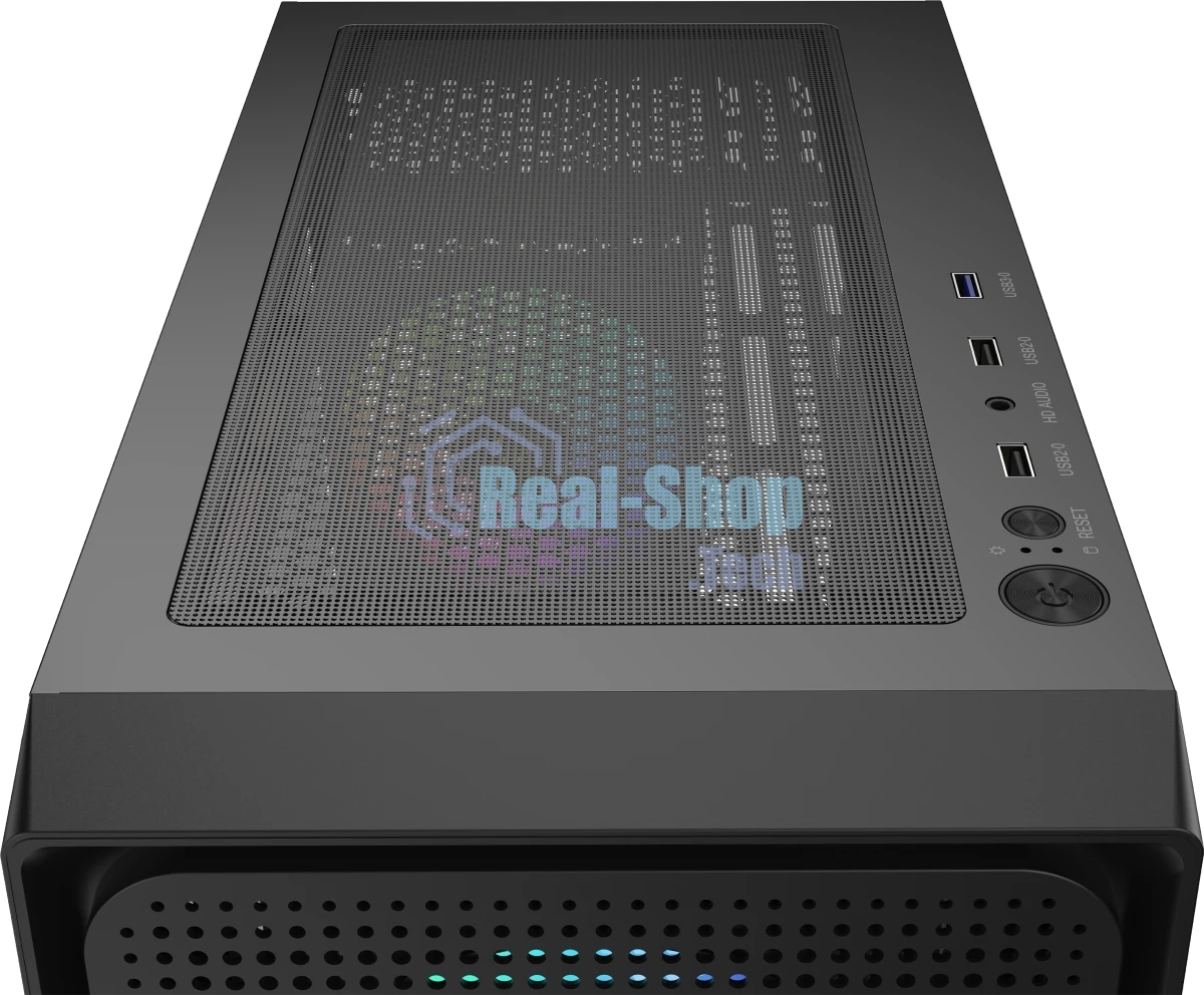 Компьютерный корпус Ocypus Gaммa C50 BK ARGb, MATX, USB 3.0*1+USB 2.0*2, FRONT 3x120мм ARGb, REAR 1x120мм ARGb