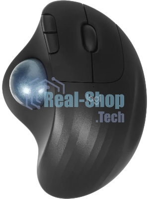 Трекбол Logitech M575S черный оптическая 2000dpi беспров. BT/Radio USB2.0 (910-007035)