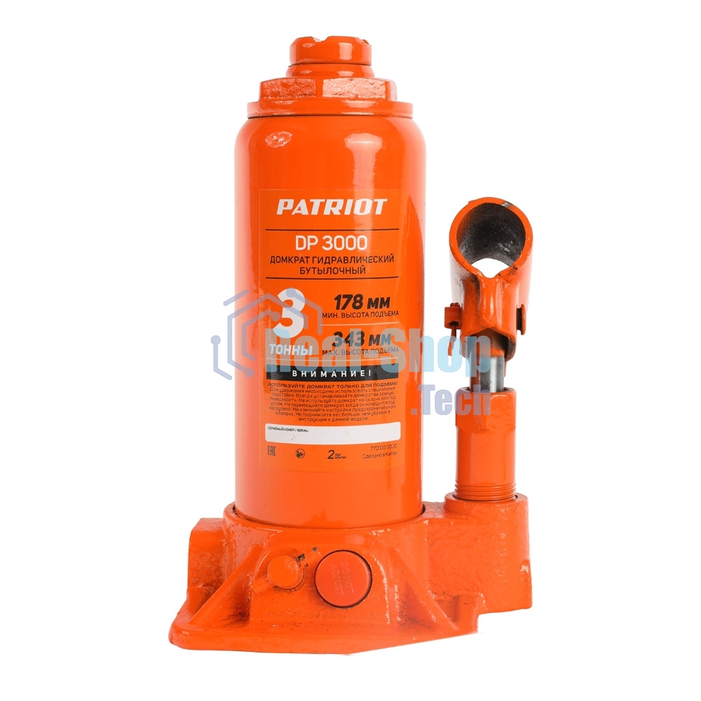 Домкрат бутылочный PATRIOT DB 3000 3T