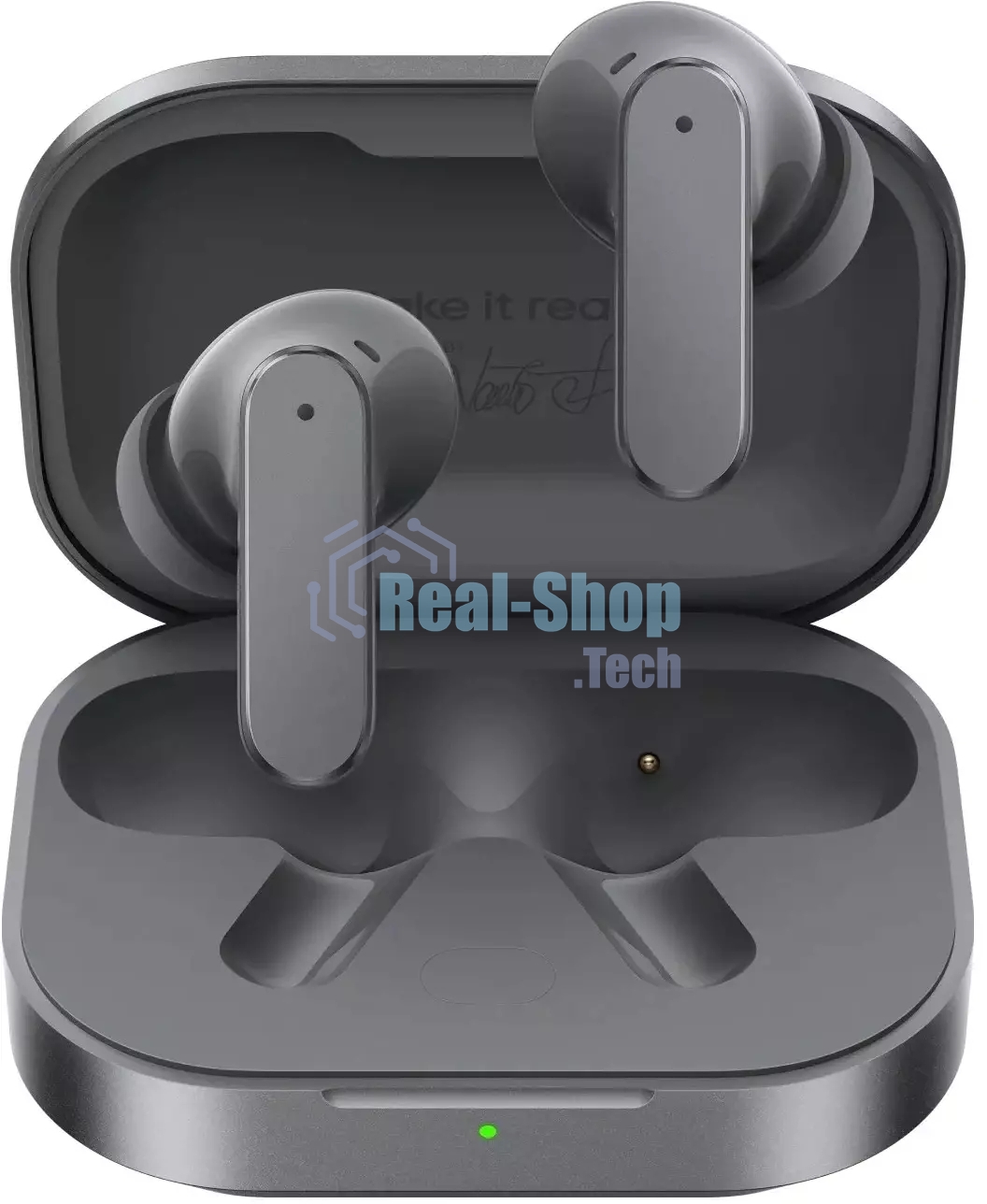 Наушники TWS Realme Buds Air 8 темно-серый, внутриканальные, Bluetooth, активное шумоподавление, до 10 ч
