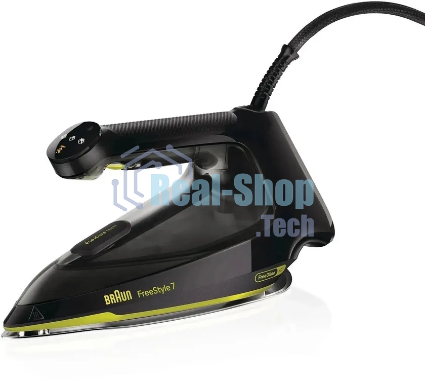 Утюг Braun FI7255GR черный/зеленый, 2000 Вт, 55 г/мин, 240 г/мин, 350 мл