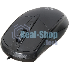 Мышь проводная Oklick 125M черный оптическая (1200dpi) USB (2but)