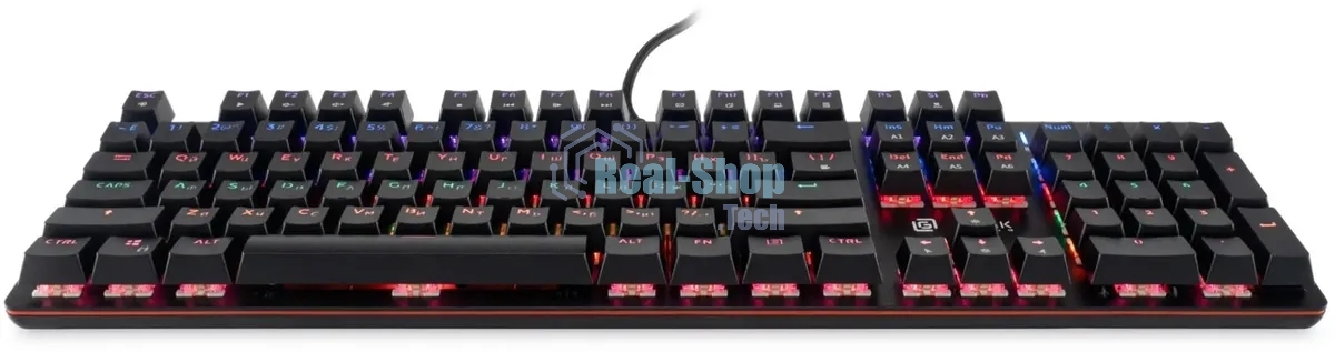 Клавиатура проводная Oklick 990 G2 (1875240), USB, черный