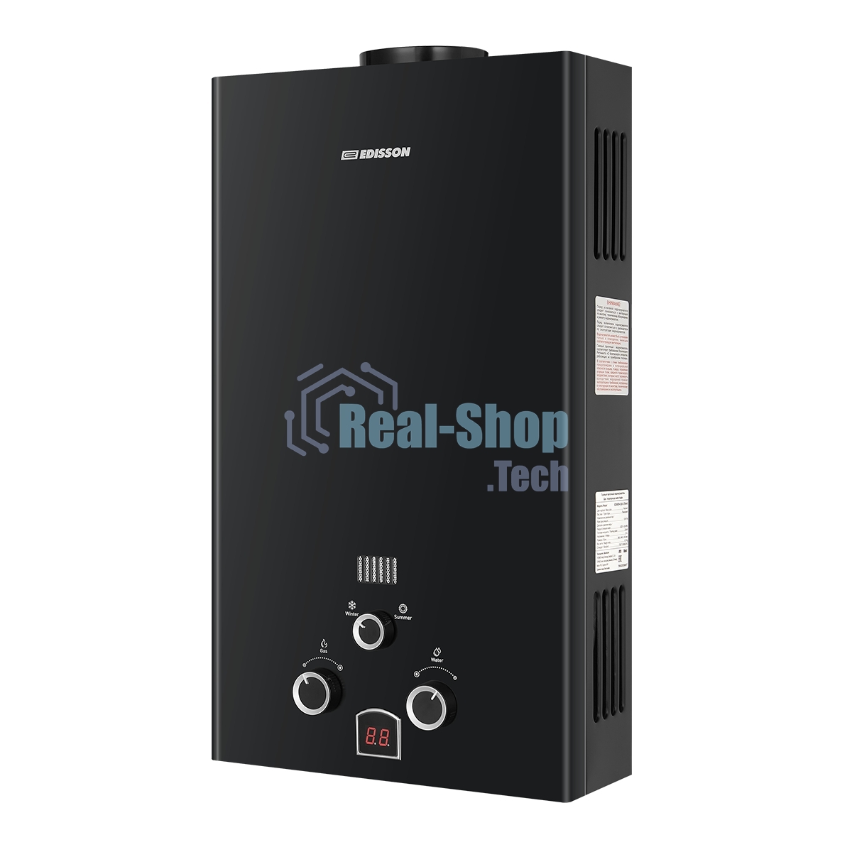 Колонка газовая Edisson E 20 D черный