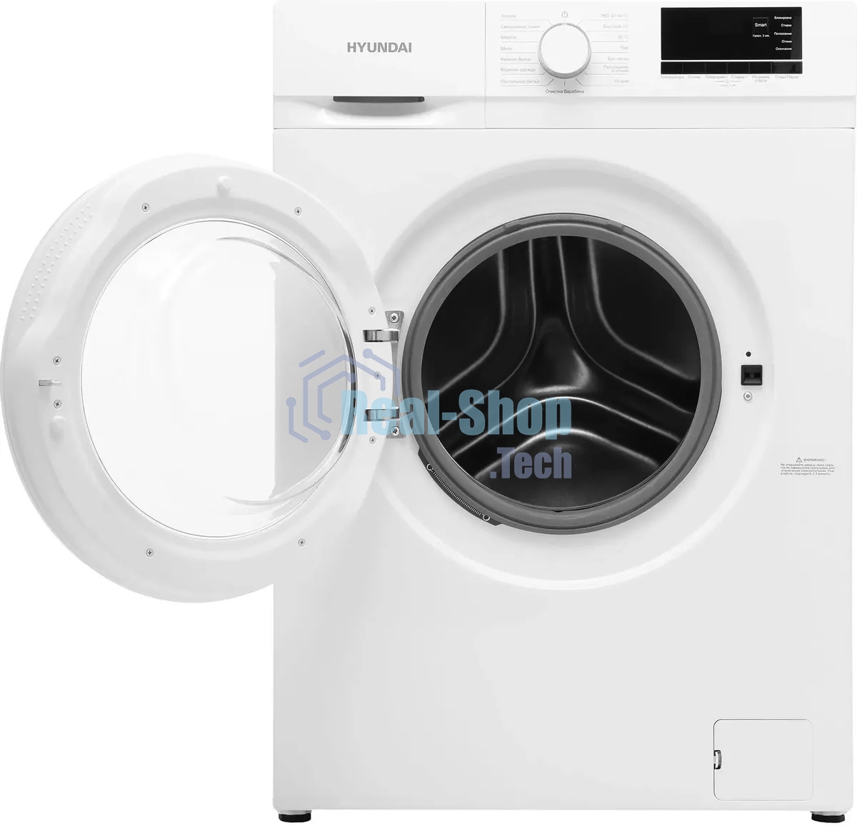 Стиральная машина Hyundai WME6009 белый, загр. фронтальная макс.: 6 кг 1000 об/мин класс: А++