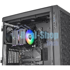 Устройство охлаждения (кулер) Thermaltake Astria 600 ARGB Soc-AM5/AM4/1151/1200/1700 черный 4-pin 26.8dB Al 265W Ret (CL-P121-CA12SW-A)
