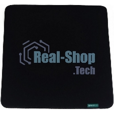 Коврик для мышки Raskat черный S (350x300, резина/ткань, прошитый край)