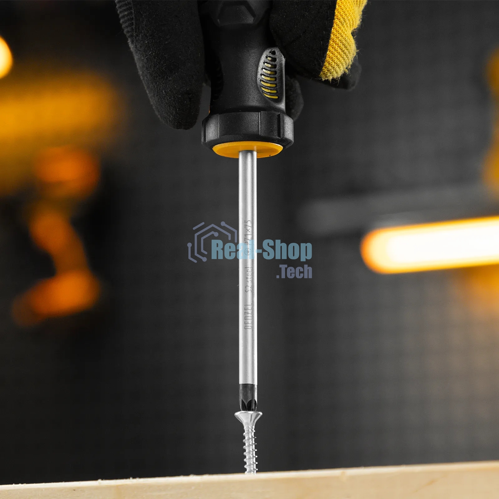 Отвертка Denzel PZ1x75 мм, S2, 3к рукоятка