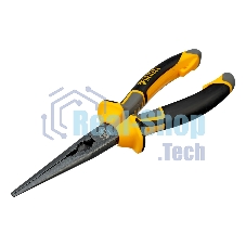 Длинногубцы прямые Denzel 205 мм, трехкомпонентные рукоятки