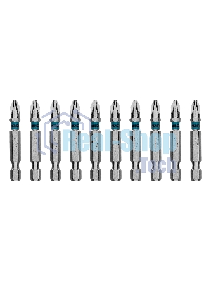 Бита Gross PH2х50мм, сталь S2, шестигр., 10 шт.