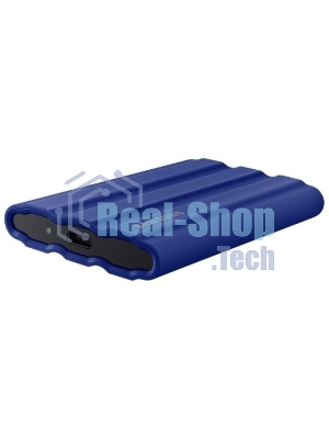 Внешний SSD Samsung T7 Shield, 2TB, USB 3.2 Gen 2 Type-C, R/W 1050/1000, синий