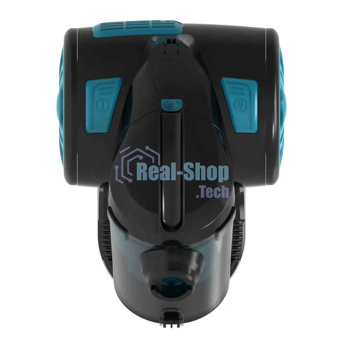 Пылесос Blackton Bt VC1802B черный/голубой, 350/1400 Вт, уборка сухая, пылесборник контейнер 2 л