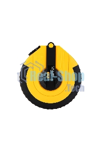 Мерная лента Deli DL9850ZY 50м x 14.5мм Ударопрочный корпус. Основной класс точности. Метрическое полотно из стекловолокна и ПВХ.