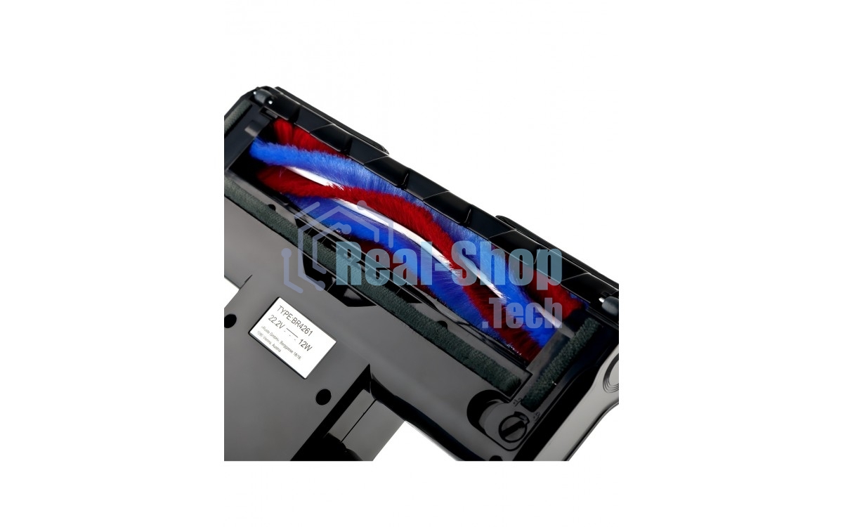 Пылесос вертикальный BRAYER BR4261 бежевый, питание от аккумулятора, 80 Вт, уборка сухая, пылесборник 1 л, работа от АКБ max 35 мин