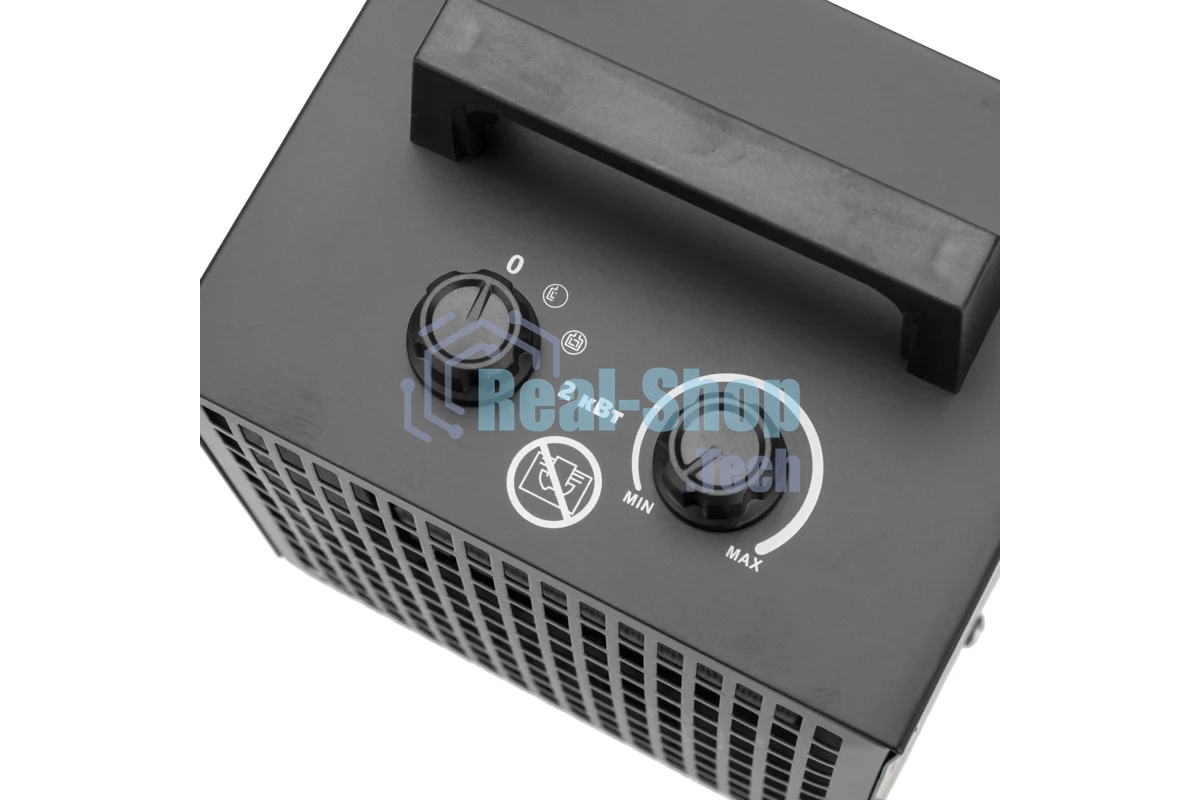 Пушка тепловая электрическая Rexant квадратная, PTC, 2кВт