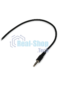 Гарнитура проводная с микрофоном Оклик HS-M600 черный 1.8м накладные оголовье (1900372)