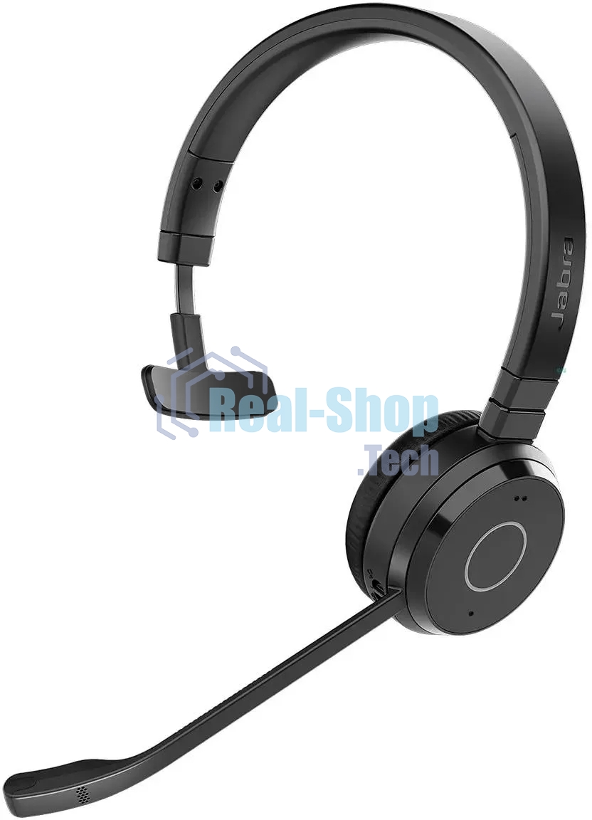 Гарнитура Jabra Evolve 65 TE чёрный, беспроводная, Bluetooth, до 16 ч