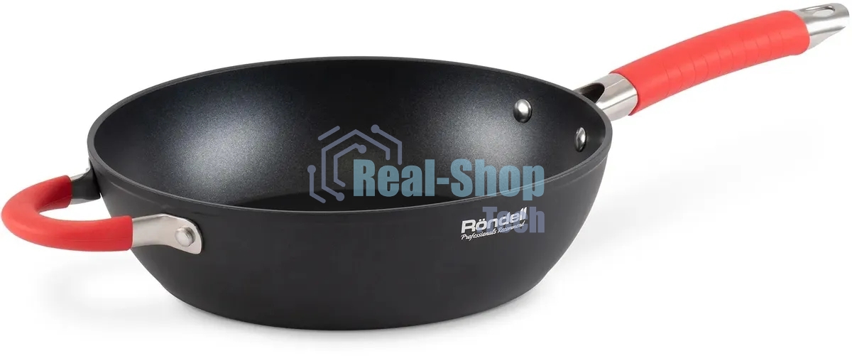 Сотейник Rondell Passion RDA-1933 d=28 см, (с крышкой) черный