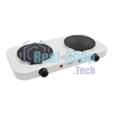 Плита настольная электрическая двухконфорочная Atlanta ATH-1739 белый