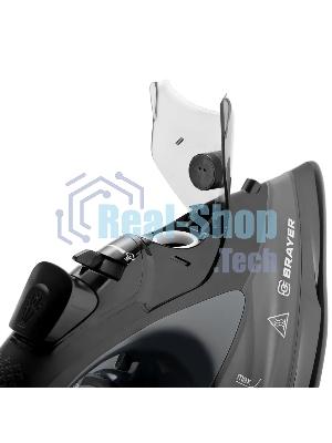 Утюг BRAYER BR4015 черный, 2400 Вт, 25 г/мин, 140 г/мин, 300 мл