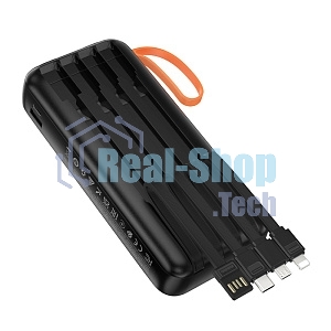 Портативный аккумулятор HOCO (6942007653374) J151A 20000mAh 1USB+1Type-C 2.0A, черный