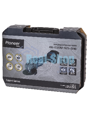 Угловая шлифовальная машина аккумуляторная Pioneer AG-E20V-125-01B
