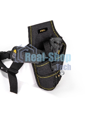 Поясная сумка-кобура монтажника Deli DL430004 260 x 150 мм, 4 кармана, ткань Оксфорд 600D