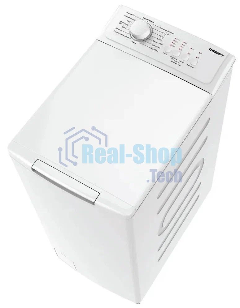 Стиральная машина Kraft KF-UME7202W белый, загрузка вертикальная 7 кг, 1000 об/мин., класс: А+++