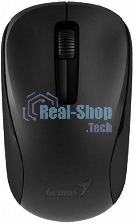 Мышь беспроводная Genius NX-7005 черный, 1200 dpi, радиоканал, USB, кнопки - 3