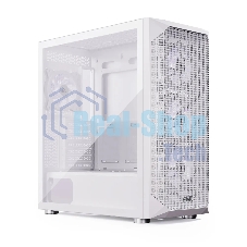 Компьютерный корпус ABR Quantum белый (1хUSB Type-C, 2хUSB 2.0, HD Audio, 4xRGb Fan, ATX, E-ATX)