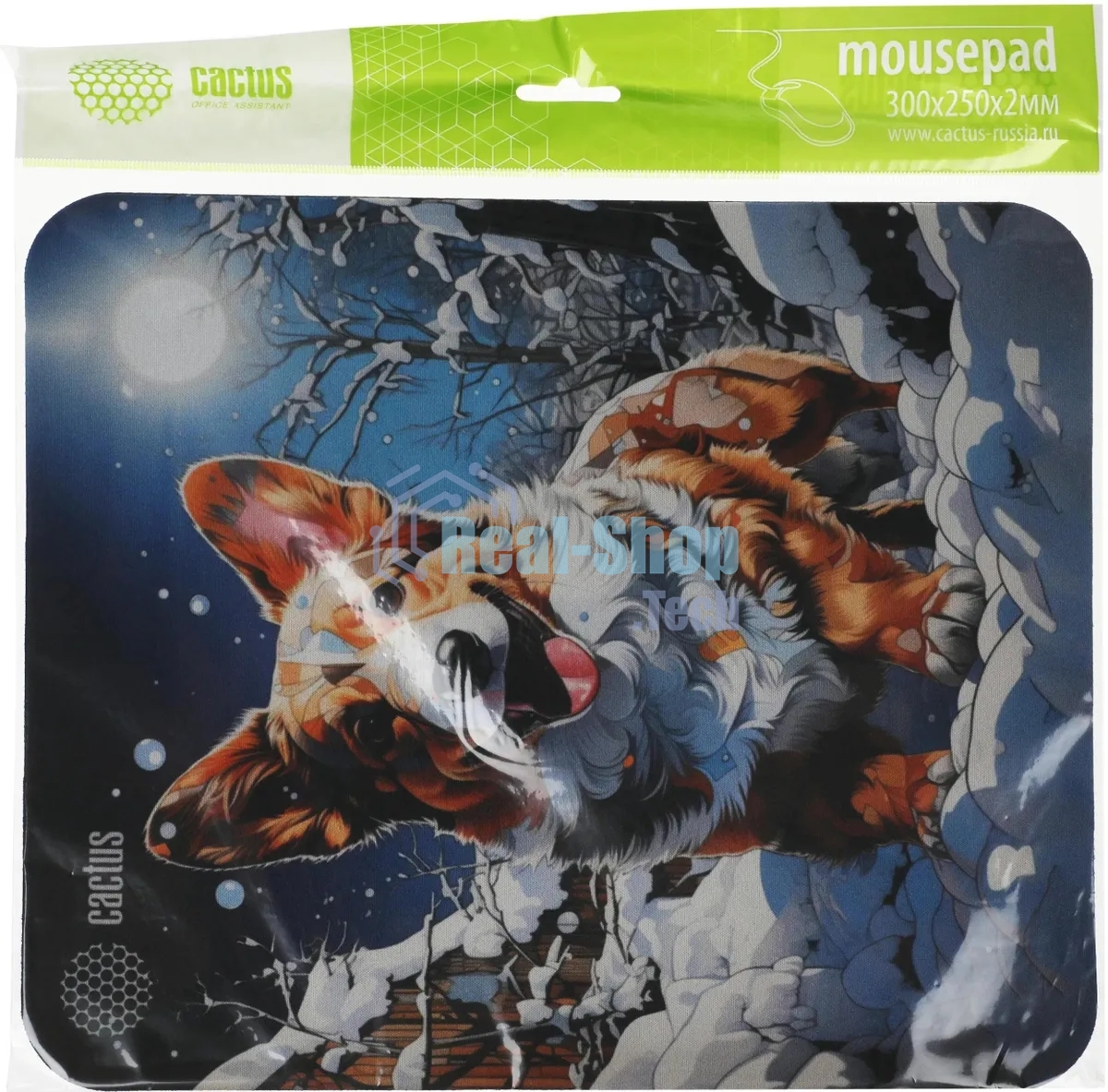 Коврик для мыши Cactus Corgi 300x250x3мм (CS-MP-D13M)