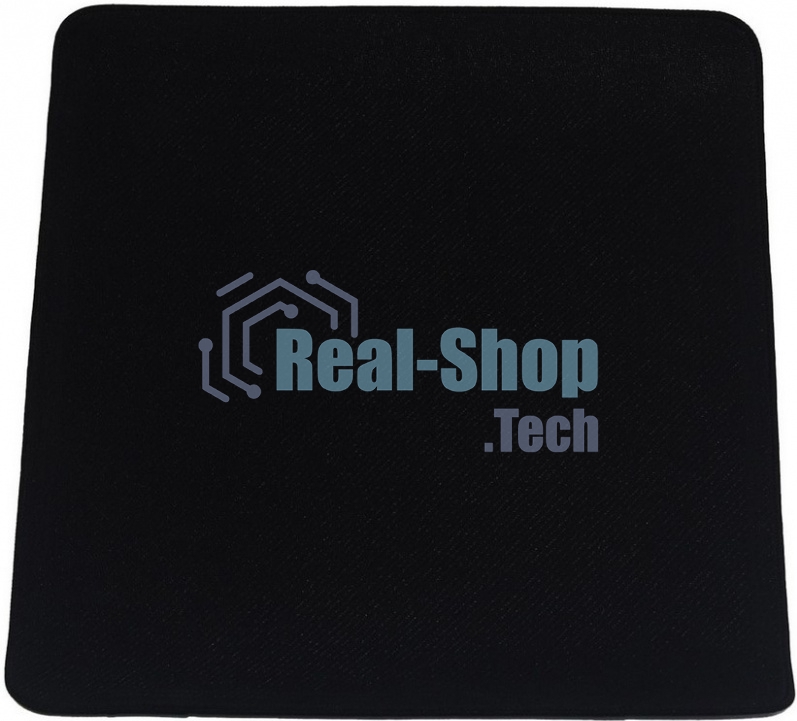 Коврик для мышки Raskat черный S (350x300, резина/ткань, прошитый край)