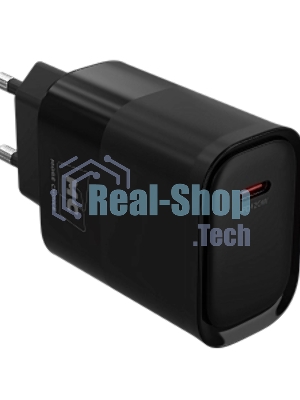 Сетевое зарядное устройство MORE CHOICE (4620202553454) NC67 СЗУ 1Type-C 3.0A PD 20W, черный