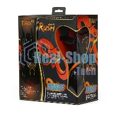 Гарнитура проводная игровая RUSH COBRA, динамики 40мм, велюровые амбушюры, черный/оранжевый (SBHG-1100)