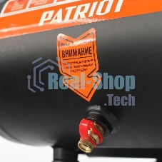 Компрессор поршневой Patriot WO 6-180 безмасляный 180л/мин 6л 1100Вт черный/оранжевый