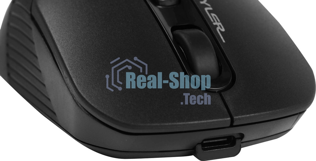 Мышь беспроводная A4Tech Fstyler FB10C черный, 2000 dpi, радиоканал, Bluetooth, USB, кнопки - 4