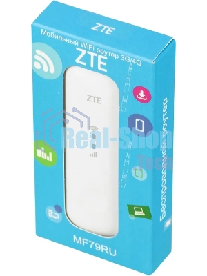 Модем 2G/3G/4G ZTE MF79RU USB Wi-Fi Firewall внешний белый
