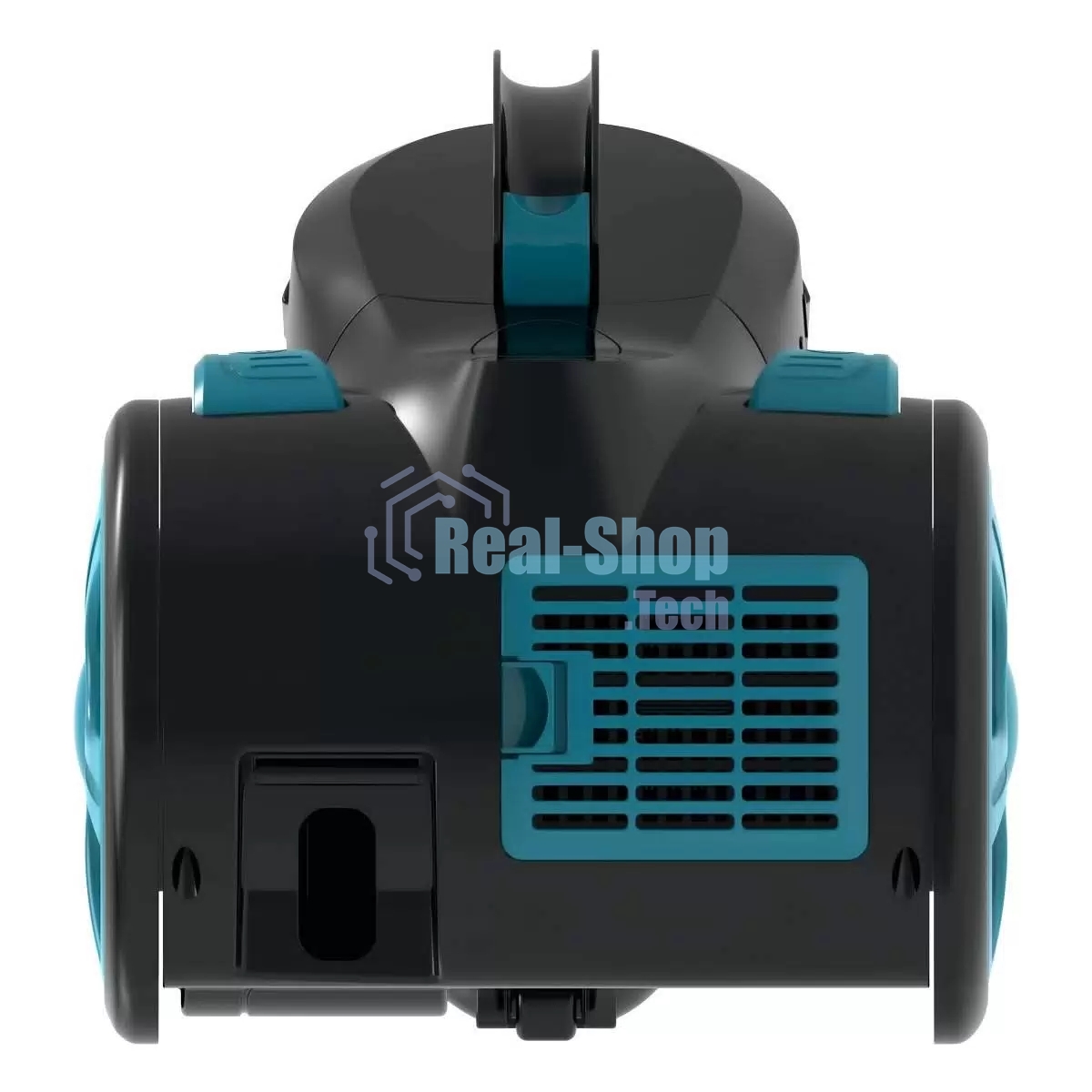 Пылесос Blackton Bt VC1802B черный/голубой, 350/1400 Вт, уборка сухая, пылесборник контейнер 2 л