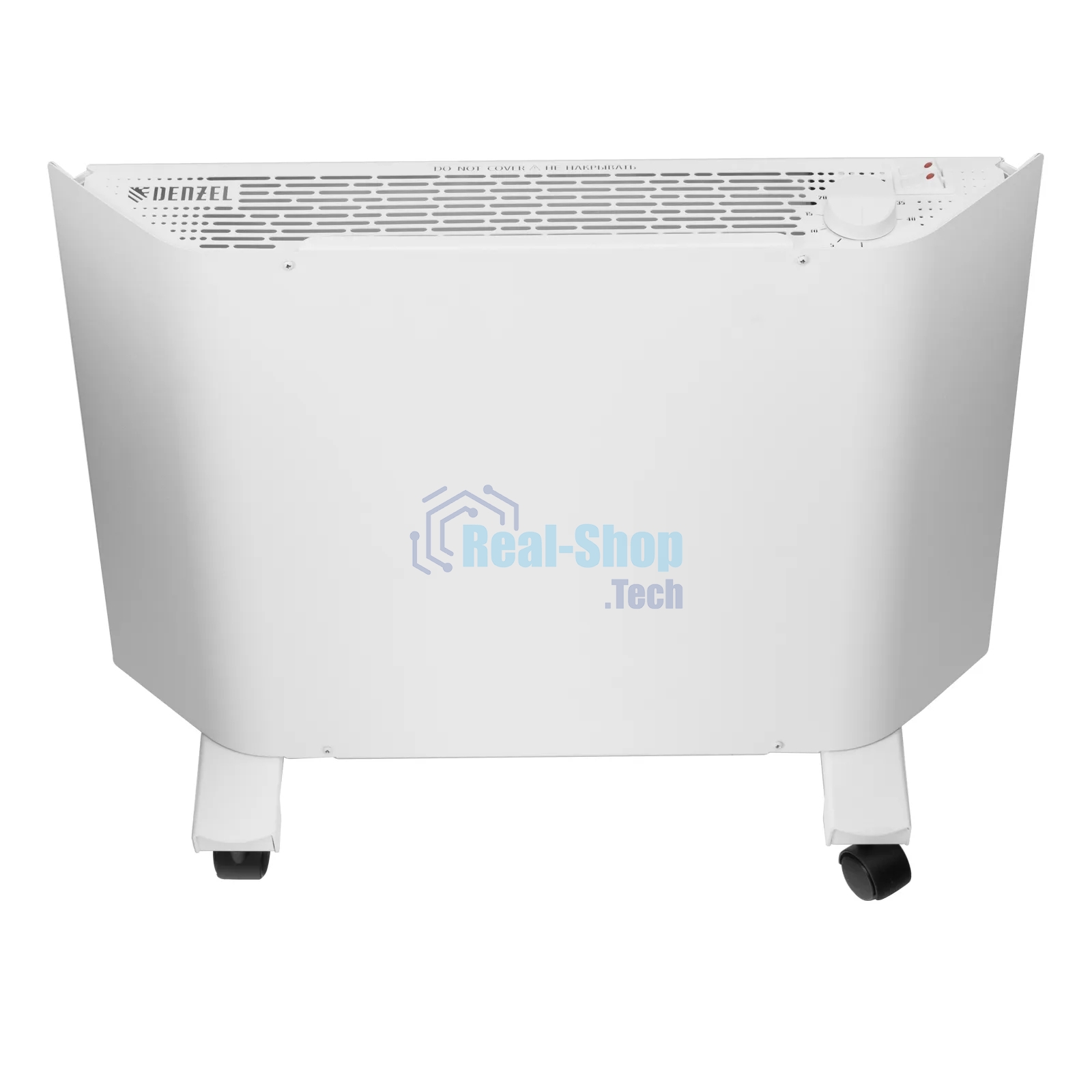 Конвектор Denzel XCE-1000 белый, 1000 Вт, 15 м2, термостат