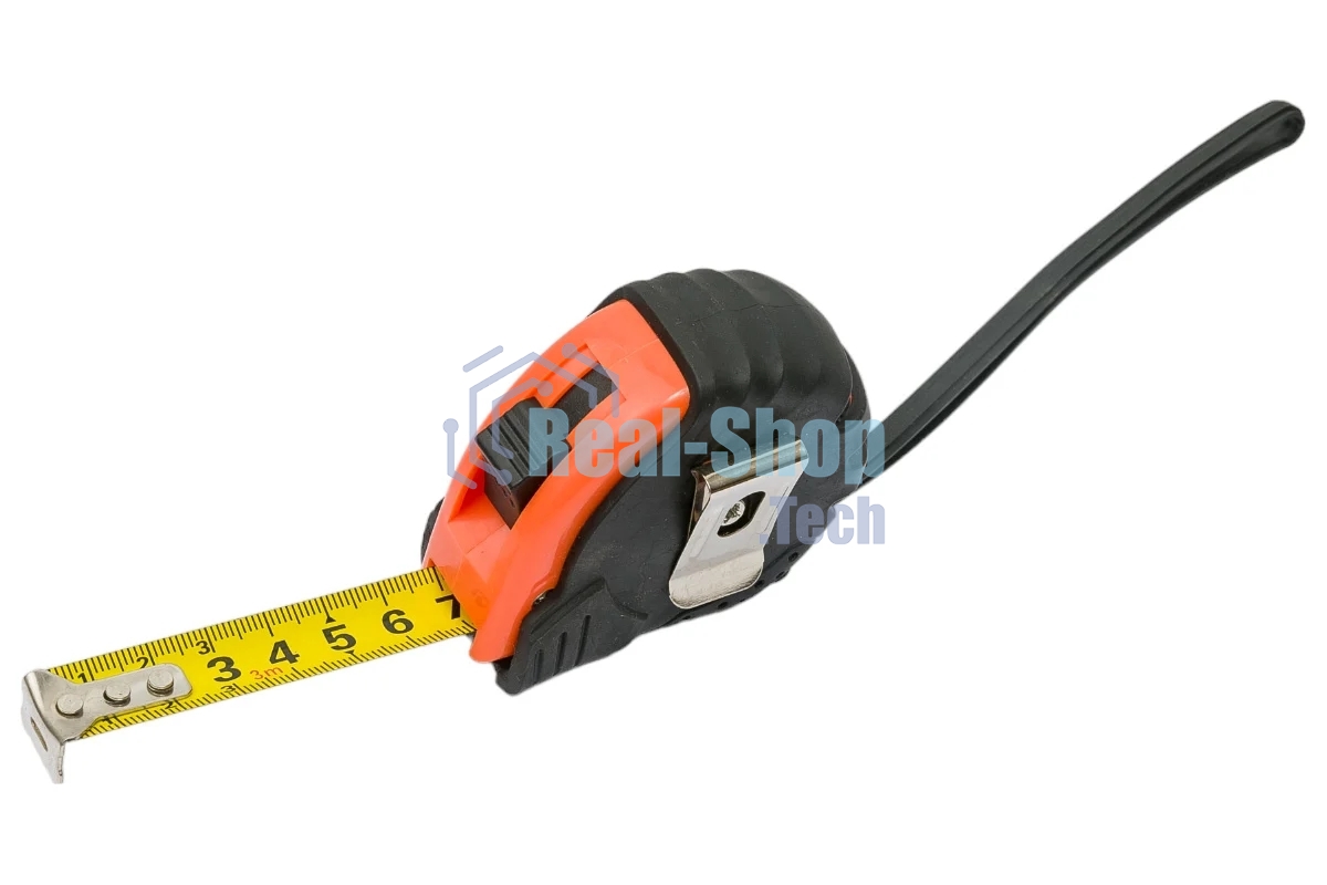 Рулетка PATRIOT MTP-3, ударопрочный корпус, обрезиненная, 3м