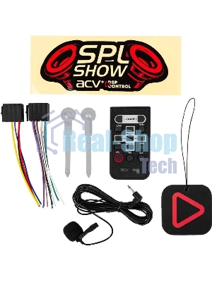 Автомагнитола ACV ADX-903BM, 1 DIN, Bluetooth, USB Type-A, AUX, пульт ДУ