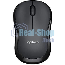 Мышь беспроводная Logitech B175 черный, 1000 dpi, радиоканал, USB, кнопки - 3