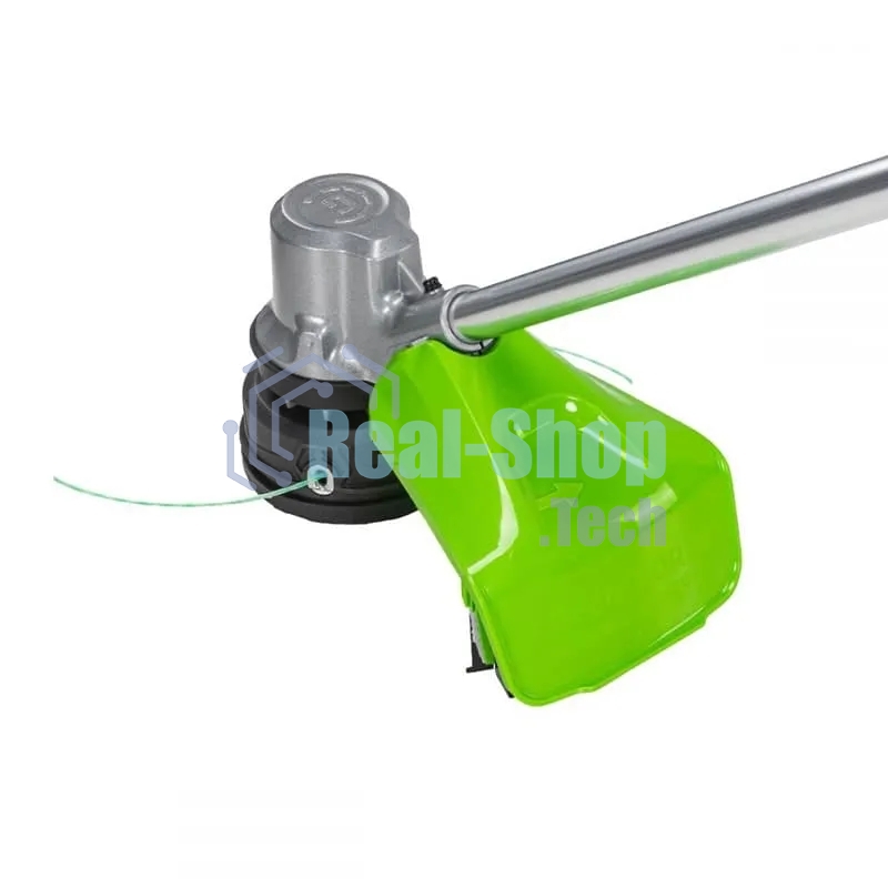 Триммер аккумуляторный GreenWorks GD82LTk5, 82V, 40 см, бесщеточный, с 1хАКБ 5 А·ч и ЗУ (2110607UB)