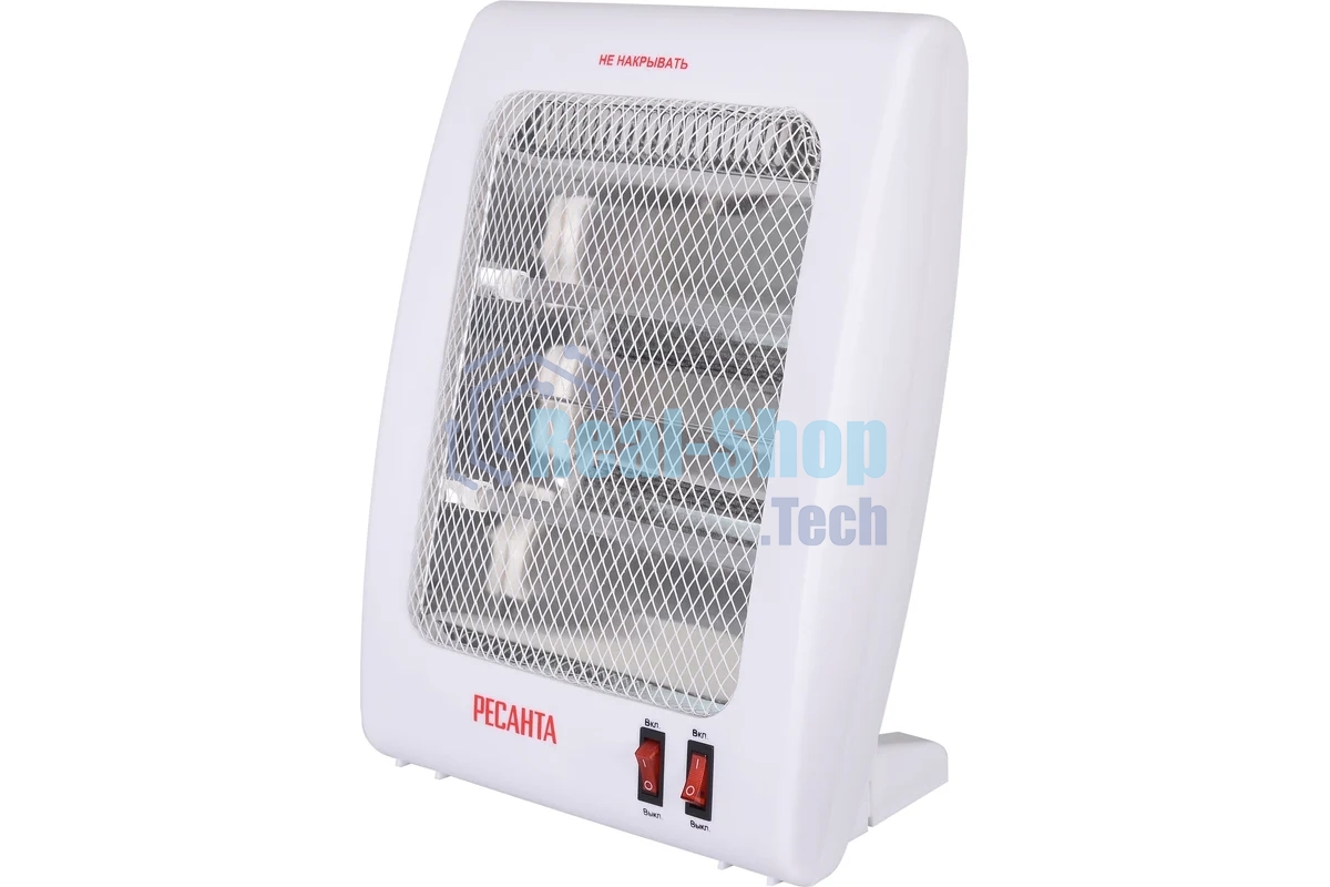 Обогреватель инфракрасный Ресанта ИКО-800Л, белый, кварцевый, 800 Вт, 8 м2 (67/5/9)